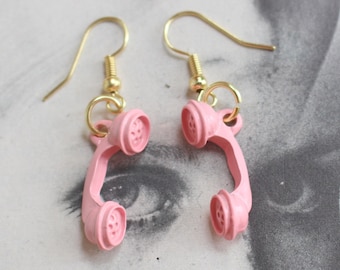 vintage telephone earrings