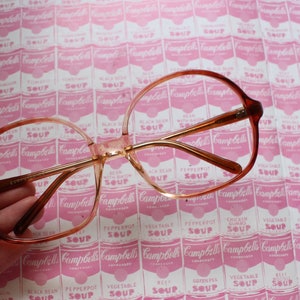 Vintage Oversized &#39;Jackie O&#39; Glasses - New Old Stock - 1980s Frames