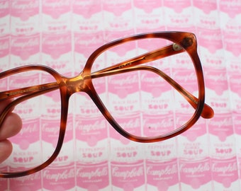 Vintage elegante 56-18 Brille. alter Lagerbestand. klassisch. toll. zweigig. Modell Retrobrille. Bibliothekarin. Sekretärin. Holzschaft. übergroß