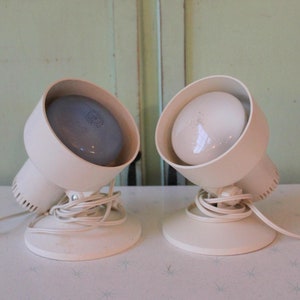 Vintage Atomic Lamp Set: 1960s-70s Mid Century Modern Lighting