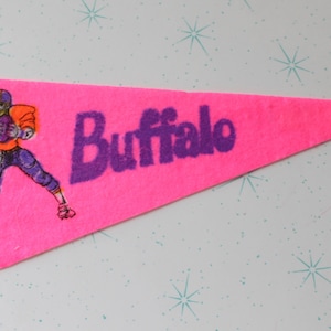 1960er Jahre Buffalo Football Wimpelkette: Retro Sportdeko