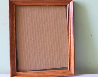 Cornice in rovere massello anni '80: vintage, realizzata negli USA, 8x10