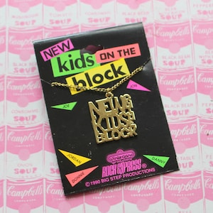 Vintage 1990 NKOTB Halskette - New Kids On The Block