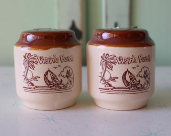 1980s Virginia Beach Souvenir Salt and Pepper Shakers