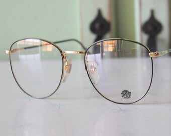 Round Optical Glasses: 70s-80s Style Frames, Small Lens