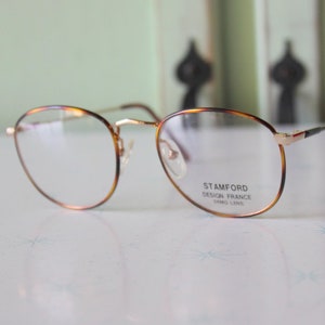 Vintage Round Optical Glasses: 70s-80s Style Frames