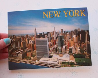 New York City Postcard: Retro Travel Souvenir
