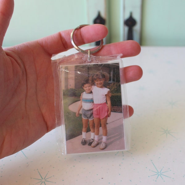 Plastic Frame Keychain Etsy