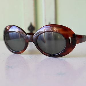 Vintage 1970s Sunglasses: Made in France, Tinted Lens