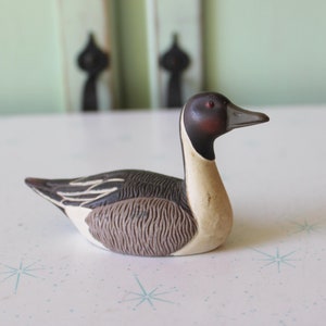 Vintage 1984 Avon Mallard Duck Figurine: Cabin Decor