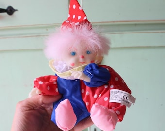 Payaso musical retro de los años 70: figura coleccionable vintage