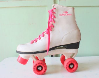 Vintage Roller Skates: Retro Pacer Rink Master, Size 7