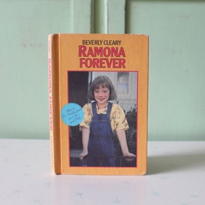 Livre à couverture rigide Ramona Forever vintage 1988 par Beverly Cleary