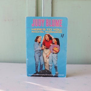 Vintage Heres To You Rachel Robinson Judy Blume Book.... literature. weekly reader. ya book. 90s. judy blume. kids. children. teen. fiction