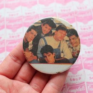 Vintage 1990s New Kids On The Block Button: NKOTB Pinback