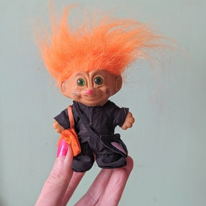 Vintage Halloween Troll Doll: 1980s-90s Kitsch Collectible