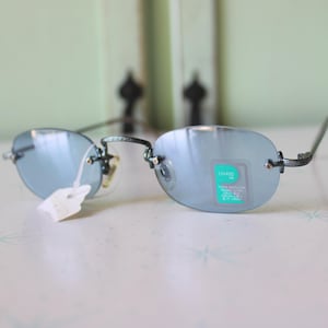 1980s 90s NOS Sunglasses.....mod. retro glasses. prep. secretary. hipster.