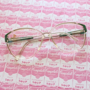 Vintage Deadstock New Old Stock Glasses......demo. Rx lens. classic. groovy. twiggy. mod. retro glasses. librarian. secretary. woodstock.
