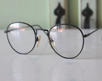 Round Optical Glasses: 70s-80s Style Frames, Small Lens