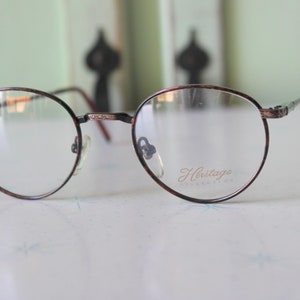 Vintage Round Optical Glasses: 70s-80s Style Frames