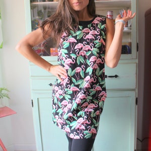 Black flamingo dress store