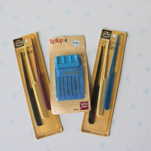 NOS Vintage Hair Styling Comb Set: 1970s-80s Retro Accessories