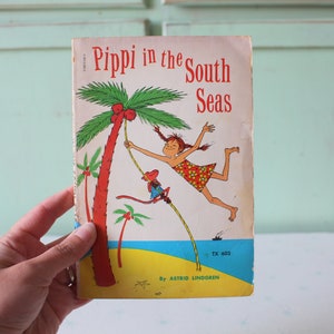 Vintage Pippi Longstocking Book by Astrid Lindgren