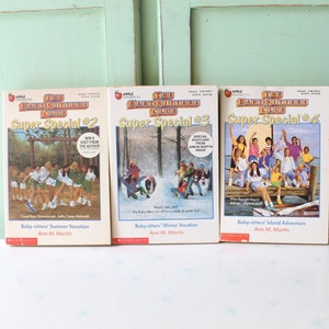 Vintage Babysitters Club Bücher Set: Super Specials #2, #3, #4