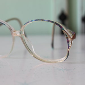 Vintage TWIGGY Eyeglasses: 1970s Big Lens Womens Eyewear