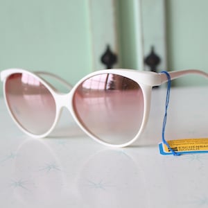 1970s Mod Sunglasses: Oversized Tinted Lens, Deadstock Eyewear