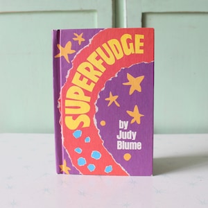 Vintage Superfudge Judy Blume Book..elementary. literature. weekly reader. ya book. 1980s. judy blume. kids. children. teens. fiction. fun