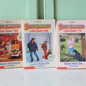 Vintage Babysitters Club Little Sister Bücher-Set: Ann M. Martin, 1980er Jahre