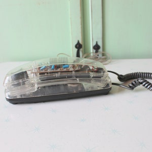 1980s Clear Telephone: Retro Kitsch Collectible