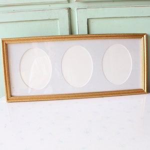 1970er Jahre Vintage Collage Bilderrahmen aus Holz: Retro Home Decor