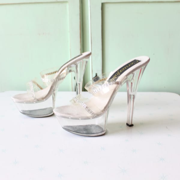 platform disco heels