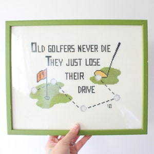 Vintage Klassieke GOLF Kunst aan de muur ..... drinken. nieuwigheid. sport. kitsch. Ik hou van golf. cadeau voor hem. sportief. tee tijd. vaderdagcadeau. rijden. Putt