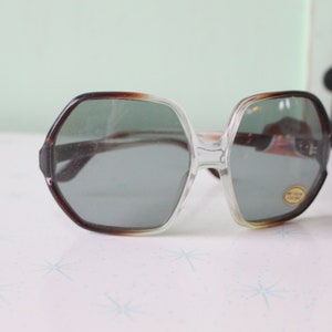 1970s MOD Sunglasses: Rare Deadstock Big Lens Eyewear