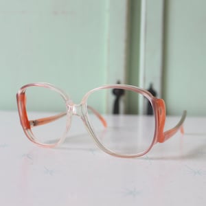 1980s Vintage Huge Oversized Retro Glasses....new old stock. classic. groovy. twiggy. mod. retro glasses. librarian. secretary. costume