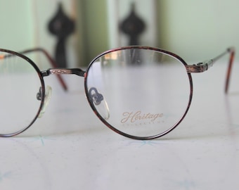 Round Optical Glasses: 70s-80s Style Frames, Small Lens