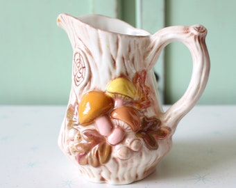 1975 pichet champignon : déco de cuisine kitsch rétro, fabriqué au Japon