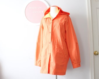 bright colored rain jackets