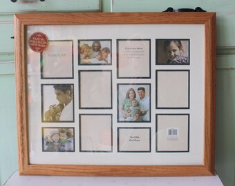 1970s 80s Wooden Collage Vanity Picture Frame....70s Home. Novelty ...