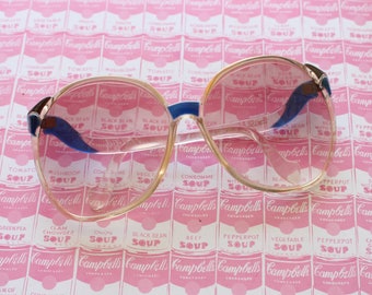 1950s MOD Oversized Sunglasses - Italian Disco Groovy Eyewear