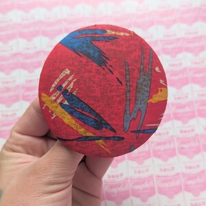Vintage 80s Colorful Hair Bow Clip: Funky Retro Barrette