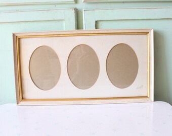 1970s 80s Wooden Collage Vanity Picture Frame....70s Home. Novelty ...