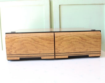 Tiroir de rangement pour cassettes VHS des années 1980 - Organisateur pour bureau à domicile