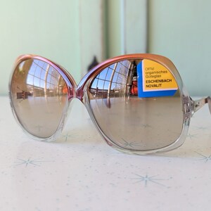 Vintage 1970s Oversized Sunglasses: Brown Tint, UV Protection, New Old Stock