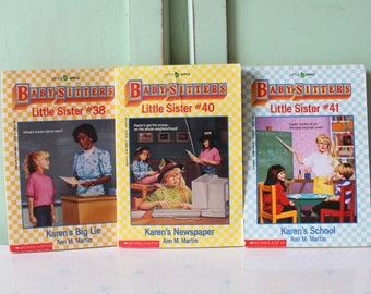 Colección de libros vintage de la Hermanita del Club de Niñeras: Colección de los años 80