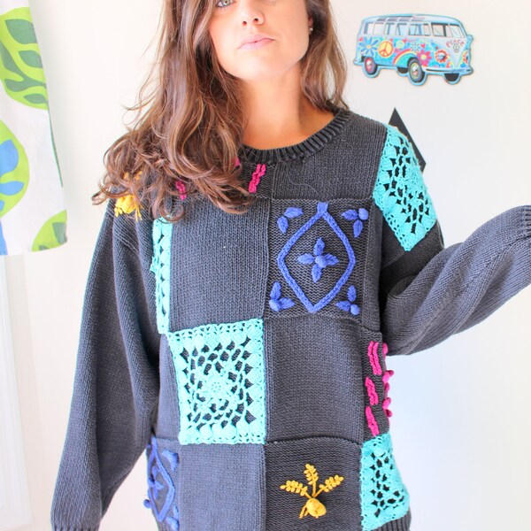 Geomentric Pattern Sweater main image 1