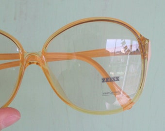 Vintage Mod Designer Deadstock NOS Brillengläser.... neuer alter Lagerbestand. klassisch. groovig. zweigig. Retro-Brille. Mitte des Jahrhunderts. 70er-Jahre-Brille. Disco